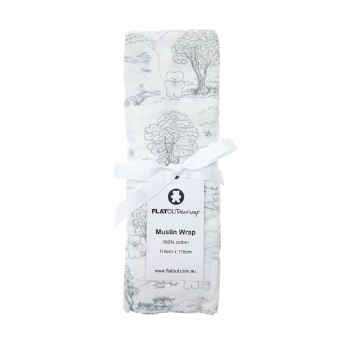 FLATOUTbear Wrap - Toile Grey