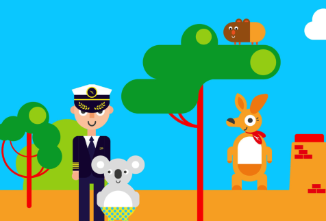 FLATOUTbear x Qantas