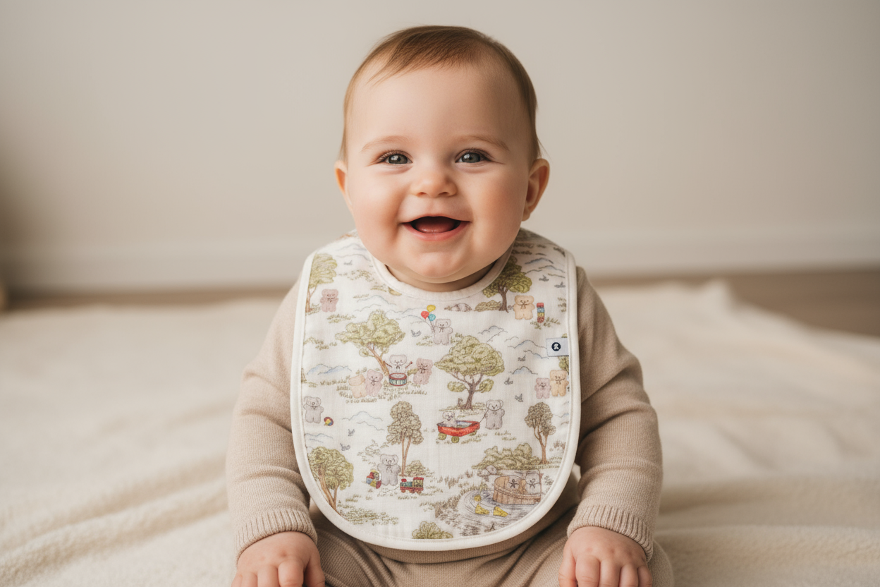 FLATOUTbear Bib - Toile - Image 3