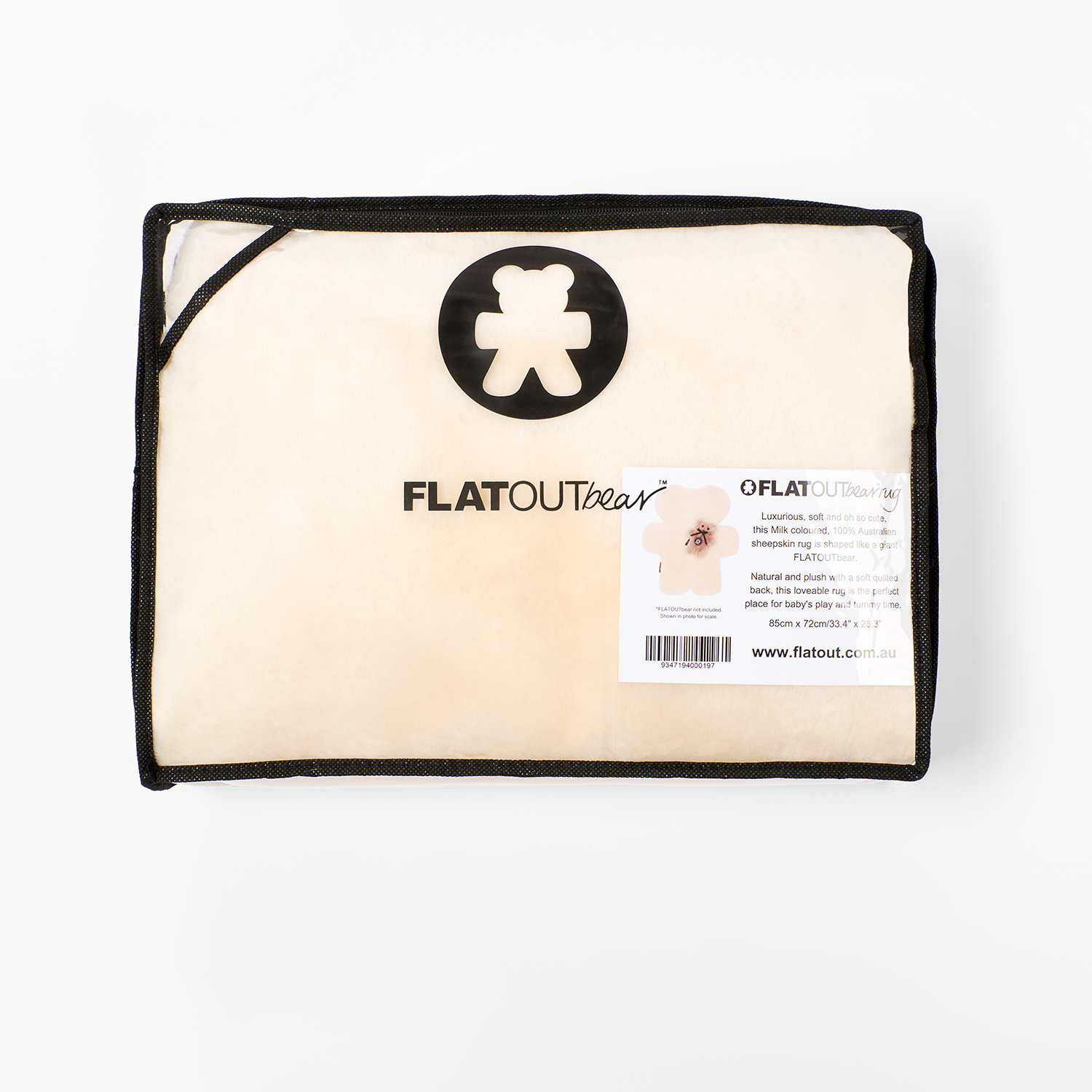 FLATOUTbear Rug Milk - Image 4